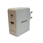 شارژر دیواری فیلیپس مدل DLP2509 PD45W + QC3.0 (PHILIPS Wall Charger DLP2509 PD45W+QC3.0)