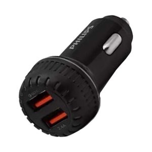 شارژر فندکی فیلیپس مدل DLP4522NB (Philips Car Charger-DLP4522NB)