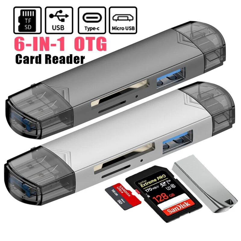 رم ریدر و تبدیل OTG Type-C مدل USB Atud 28