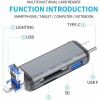 رم ریدر و تبدیل OTG Type-C مدل USB Atud 28