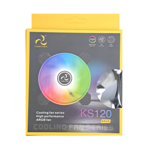 فن کیس ۱۲*۱۲ Cooler cream KS120 RGB