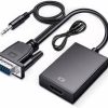 تبدیل VGA به HDMI\HDTV همراه با صدا ( VGA to HDTV \HDMI Adapter with Audio)