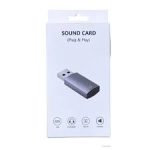 کارت صدای اکسترنال یواسبی مدل Plug & Play (USB External Sound Card / Audio Adapter)