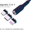 کابل شارژ مگنتی مدل D18E (Magnetic Charging Cable D18E)