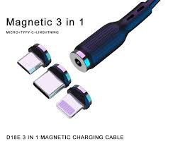کابل شارژ مگنتی مدل D18E (Magnetic Charging Cable D18E)